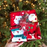 Kalėdinių moteriškų kojinių rinkinys