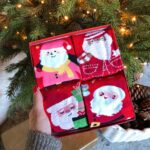 Kalėdinių moteriškų kojinių rinkinys